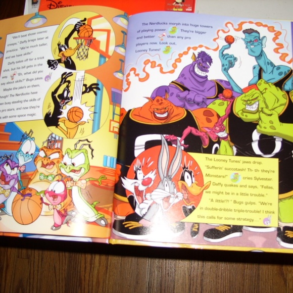 MICHAEL JORDAN BUGS BUNNY SPACE JAM BOOK - Picture 6 of 16